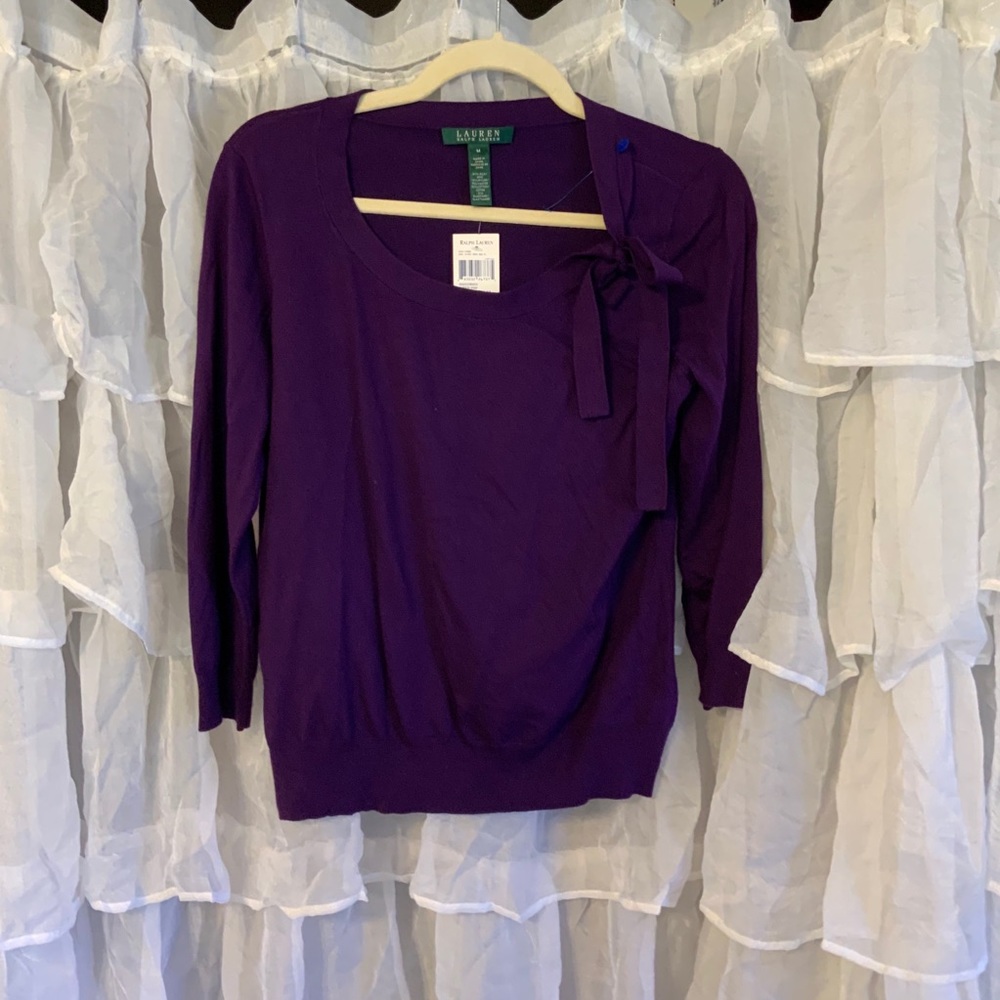 Lauren Ralph Lauren  Silk Blend Sweater NWT